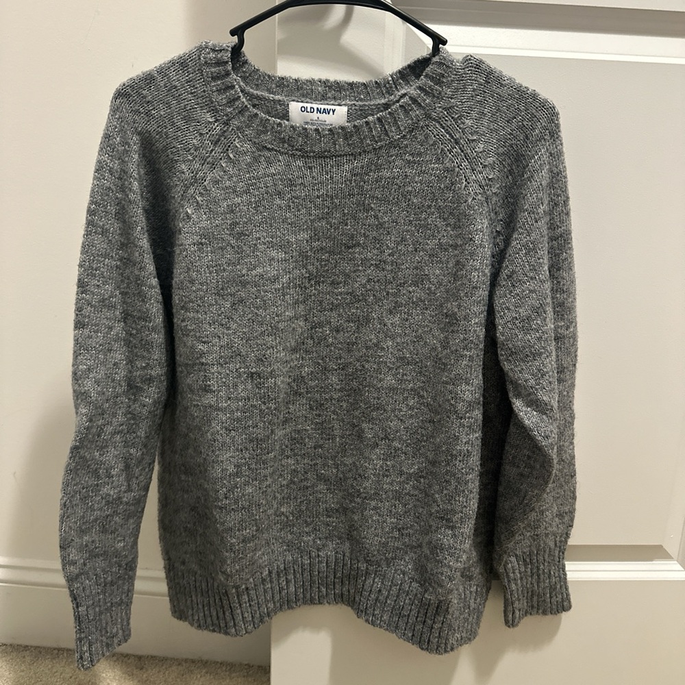 Old Navy Gray Knit Pullover